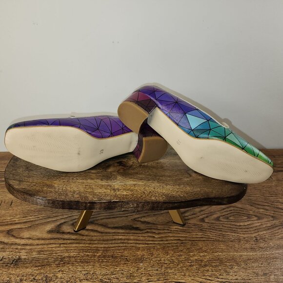Colorful Geometric Stain Glass Patterned Flats By Goby Oul Free - Picture 11 of 11